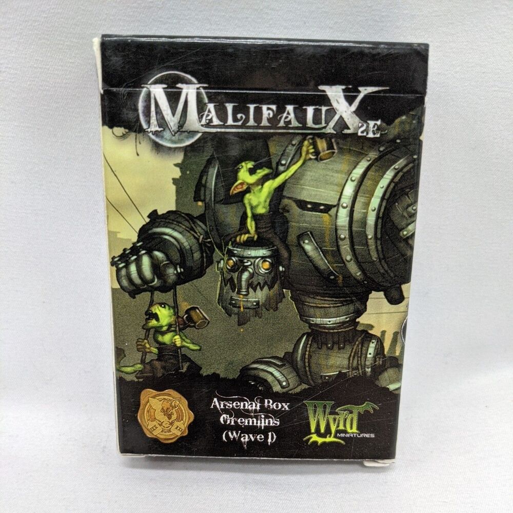 Malifaux 2E Arsenal Box Gremlins Wave 1 Wyrd Miniatures
